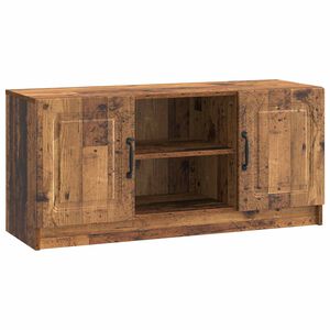 vidaXL Meuble TV Bois ancien 102 x 34,5 x 47 cm Bois d'ing&eacute;nierie