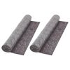vidaXL B&acirc;che de protection contre peinture 2 pcs 50 m 180 g/m&sup2; Gris