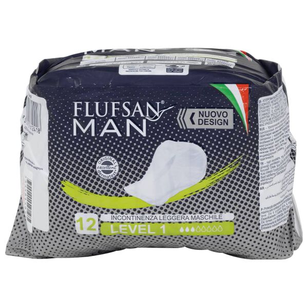Flufsan Protections absorbantes pour hommes niveau 1 96 pcs