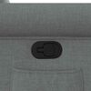 vidaXL Fauteuil inclinable Gris fonc&eacute; Tissu