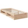vidaXL Lit de jour sans matelas 90x200 cm bois de pin massif