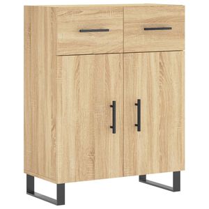 vidaXL Buffet ch&ecirc;ne sonoma 69,5x34x90 cm bois d'ing&eacute;nierie