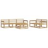 vidaXL Ensemble de canap&eacute;s d'ext&eacute;rieur 6 pc Blanc