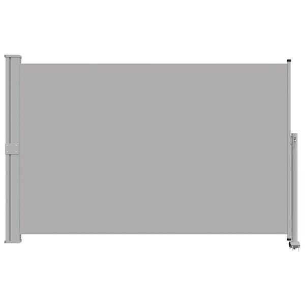 vidaXL Auvent lat&eacute;ral r&eacute;tractable de patio 160 x 300 cm Gris