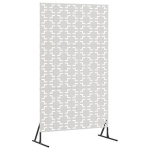 vidaXL &Eacute;cran de confidentialit&eacute; 100 x 50 x 180 cm Acier inoxydable