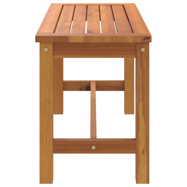 vidaXL Banc de jardin 80x35x45 cm bois massif d'acacia