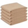 vidaXL Tissu de Table 5 pc Rectangulaire Beige 140 x 180 cm