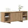 vidaXL Meuble TV ch&ecirc;ne artisanal 130x35x50 cm bois d'ing&eacute;nierie