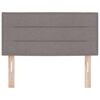 vidaXL T&ecirc;te de lit LED avec des lumi&egrave;res &agrave; LED Taupe 80 cm Polyester