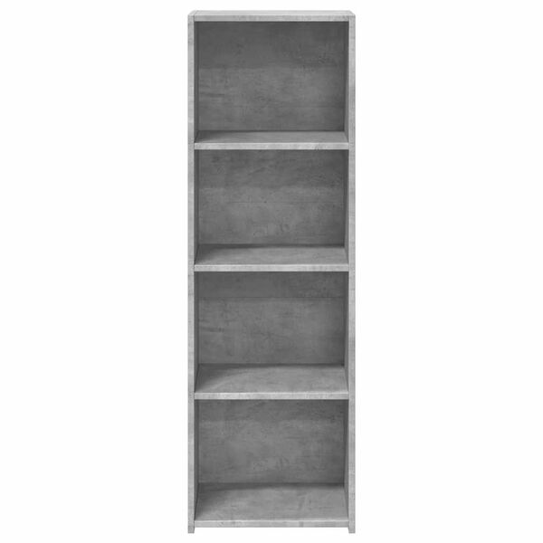 vidaXL Buffet gris b&eacute;ton 40x41x124 cm bois d'ing&eacute;nierie