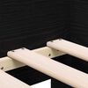 vidaXL Lit d'appoint Ch&ecirc;ne noir 90 x 190 cm Bois d'ing&eacute;nierie