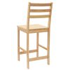 vidaXL Chaises de salle &agrave; manger 2 pcs Naturel 40 x 47,5 x 99,5 cm