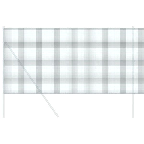 vidaXL Cl&ocirc;ture en fil soud&eacute; Vert 1.2 x 25 m