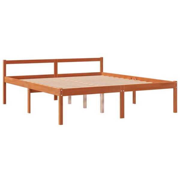 vidaXL Lit pour personne âgée sans matelas 160x200 cm bois pin massif