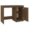 vidaXL Bureau Chêne marron 100x50x76 cm Bois d'ingénierie