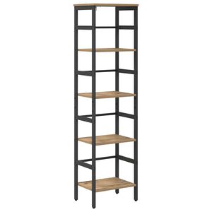 vidaXL &Eacute;tag&egrave;re 4 niveaux 40 x 29,5 x 149 cm Bois d'ing&eacute;nierie
