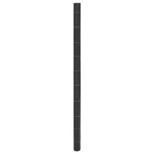 vidaXL Membrane anti-mauvaises herbes noir 2x25 m PP