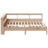 vidaXL Lit biblioth&egrave;que sans matelas 150x200 cm bois massif de pin
