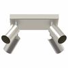 vidaXL Spot de plafond Nickel 26 x 26 x 16 cm m&eacute;tal