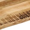 vidaXL Dessus de table bord vivant 80x60x2,5 cm bois de manguier brut