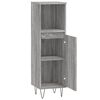 vidaXL Armoire salle de bain sonoma gris 30x30x100 cm