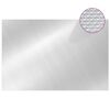 vidaXL Film solaire de piscine PE rectangulaire flottant 6x4 m Argent&eacute;