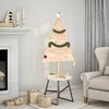 vidaXL Arbre de No&euml;l en bois pour d&eacute;coration 110 cm bois massif