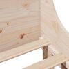 vidaXL Cadre de lit sans matelas 90x200 cm bois de pin massif