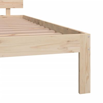 vidaXL Cadre de lit sans matelas bois massif de pin 200x200 cm