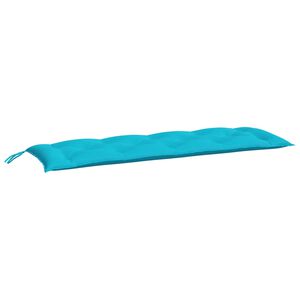 vidaXL Coussin de banc de jardin turquoise 150x50x7 cm tissu oxford