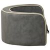 vidaXL Canap&eacute; pliable pour chien Gris 73x67x26 cm Coussin lavable
