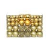 vidaXL Ensemble de boules de No&euml;l 100 pcs 3/4/6 cm Dor&eacute;