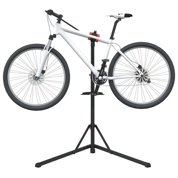 vidaXL Support de r&eacute;paration de v&eacute;lo pliable r&eacute;glable 92-152 cm