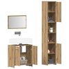 vidaXL Ensemble de meubles salle de bain 3 pcs bois d'ing&eacute;nierie
