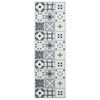 vidaXL Coureur de Tapis ORIZ 1150 gsm Gris et Noir