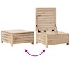 vidaXL Salon de jardin 3 pcs bois de pin massif