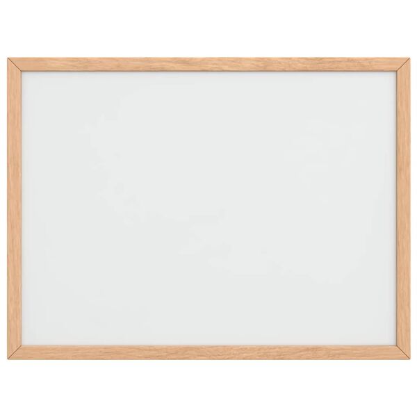vidaXL Tableau blanc magn&eacute;tique avec cadre bois de pin massif 40x30 cm