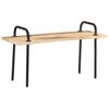 vidaXL Banc 110 cm Bois de manguier brut