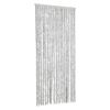 vidaXL Rideau anti-mouches gris 56x185 cm chenille