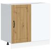 vidaXL Meuble bas de cuisine Lucca ch&ecirc;ne artisanal bois ing&eacute;nierie