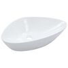 vidaXL Lavabo 58,5 x 39 x 14 cm Céramique Blanc