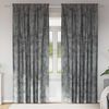 vidaXL Rideaux en velours 2 pcs Gris 245 x 140 cm Velours