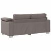 vidaXL Canap&eacute; 140cm Taupe tissu