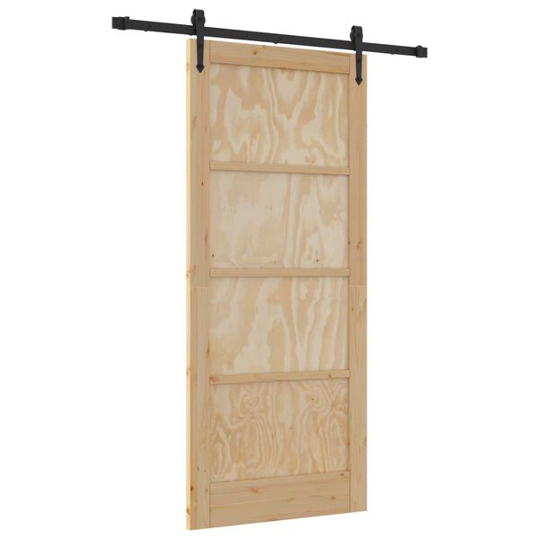 vidaXL Porte coulissante ORKDAL Marron 86 x 198,5 cm