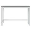 vidaXL Bureau Blanc 112 x 50 x 75 cm Bois de Pin Massif