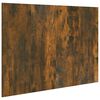 vidaXL T&ecirc;te de lit Ch&ecirc;ne fum&eacute; 120x1,5x80 cm Bois d'ing&eacute;nierie