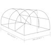 vidaXL Serre 6,86 m² 3,43x2x2 m