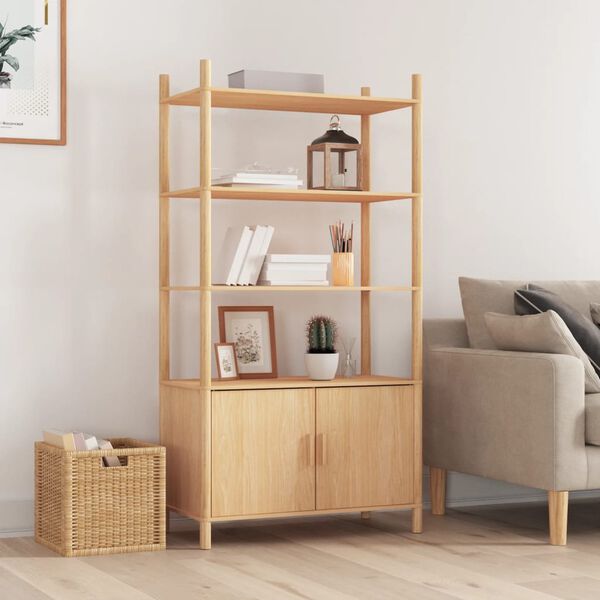 vidaXL Buffet haut 80x40x153 cm Bois d'ing&eacute;nierie