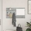 vidaXL Porte-manteau mural avec étagère Sonoma gris 90 x 10 x 50 cm