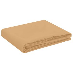 vidaXL Tissu de Table Carr&eacute; Beige 90 x 90 cm Polyester